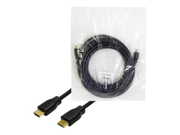 Logilink | HDMI A male - HDMI A male, 1.4v | black | HDMI | HDMI | HDMI to HDMI | 1.5 m - Image 5