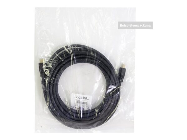 Logilink | HDMI A male - HDMI A male, 1.4v | black | HDMI | HDMI | HDMI to HDMI | 1.5 m - Image 6