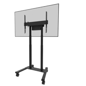 neomounts floor stand | fl55 875bl1 tv trolley | adjustable height | 55 100 " | maximum weight (capacity) 110 kg | black