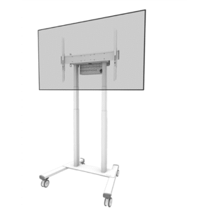 neomounts floor stand | fl55 875wh1 tv trolley | adjustable height | 55 100 " | maximum weight (capacity) 110 kg | white