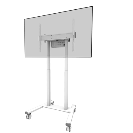 neomounts floor stand | fl55 875wh1 tv trolley | adjustable height | 55 100 " | maximum weight (capacity) 110 kg | white