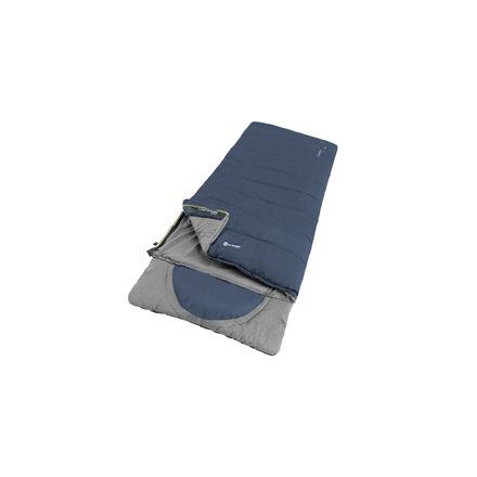 outwell | contour lux | sleeping bag | 220 x 85 cm | 19/15 °c | left zipper