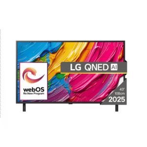 lg 43qned80a3a | 43 | smart tv | webos 25 | uhd | black