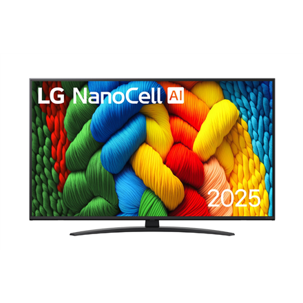 lg 50nano81a3a | 50 | smart tv | webos 25 | uhd | black