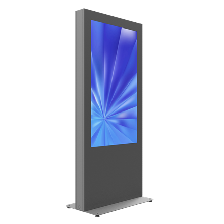 edbak floor stand | ids09.55 indoor public display totem | 55 " | black