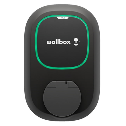 wallbox pulsar max socket | 22 kw | wi fi, bluetooth | black