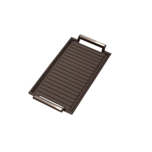 cata | bbq grill for induction, 22.8 x 43.2 x 3.8 cm | black