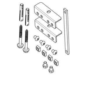 vogels | other | pfa 9126 bracket kit for pfb 34xx | silver