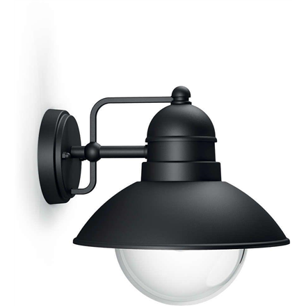 outdoor wall lamp philips hoverfly, ip44 1xe27, max 60 w, 22.2x24.8x22.4cm