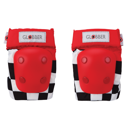 globber set of knee and elbow pads, racing, 529 001 | red