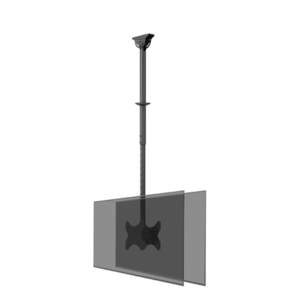 neomounts cl35 340bl22 dual monitor/tv mount ceiling | adjustable height, rotate, tilt, swivel | 23 42 " | maximum weight (capacity) 45 kg | black