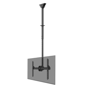 neomounts cl35 440bl16l monitor/tv mount ceiling | adjustable height, rotate, tilt, swivel | 37 70 " | maximum weight (capacity) 50 kg | black
