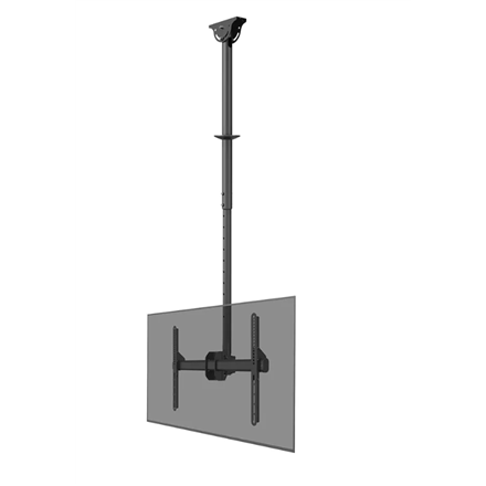 neomounts cl35 440bl16l monitor/tv mount ceiling | adjustable height, rotate, tilt, swivel | 37 70 " | maximum weight (capacity) 50 kg | black