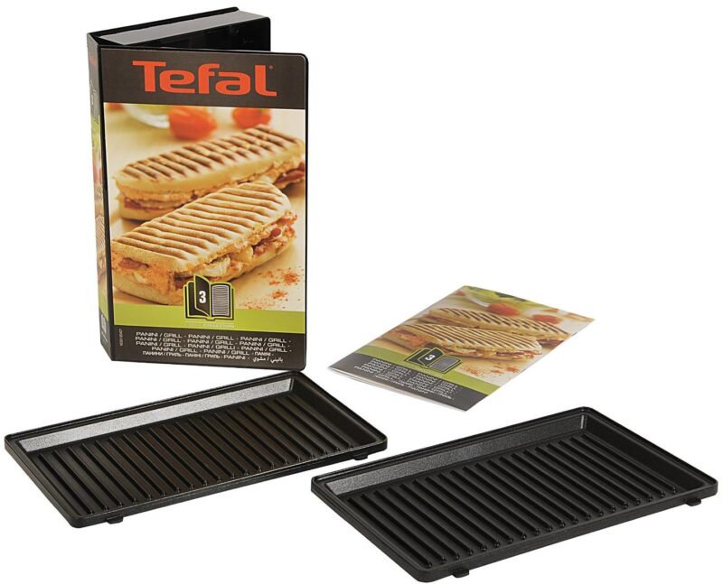 tefal xa800312 grill/panini plates | tefal | xa800312 | black