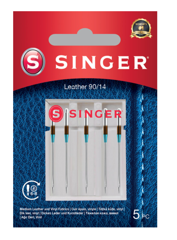 singer | leather needle 90/14 5pk