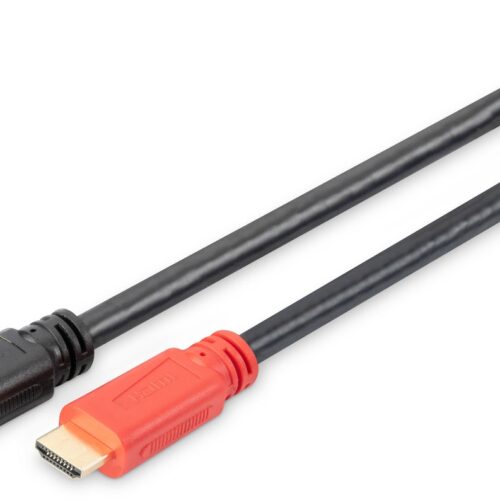 digitus | high speed hdmi cable with signal amplifier | db 330118 100 s | hdmi male (type a) | hdmi male (type a) | hdmi to hdmi | 10 m