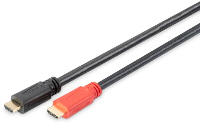 digitus | high speed hdmi cable with signal amplifier | db 330118 100 s | hdmi male (type a) | hdmi male (type a) | hdmi to hdmi | 10 m