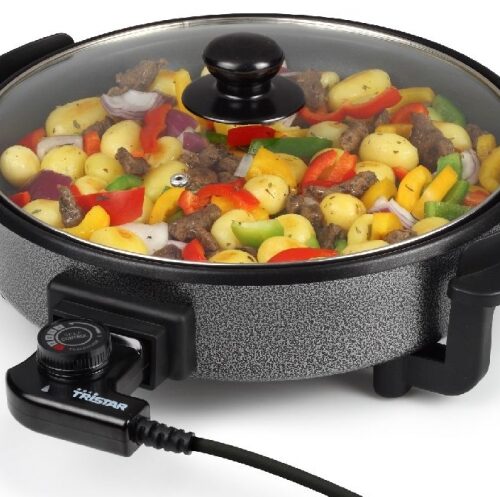 Tristar | Multifunctional grill pan | PZ-2963 | Diameter 30 cm | Black | Fixed handle