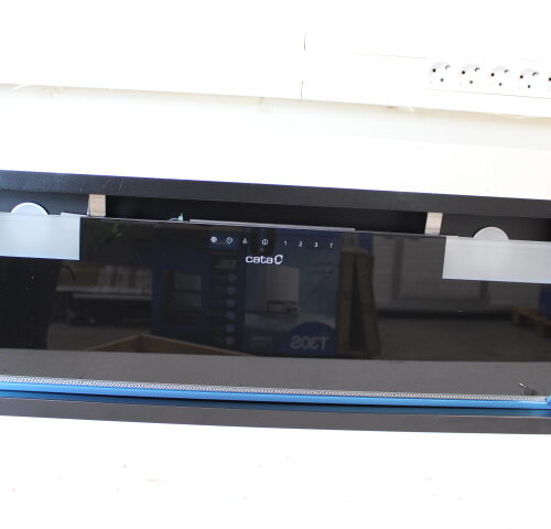SALE OUT. | CATA | Hood | GC DUAL A 75 XGBK/D | Canopy | Energy efficiency class A | Width 75 cm | 820 m³/h | Touch control | LED | Black glass | UNPACKED, BENT DENTS ON CORNERS, CHIPPED PAINT | 23 month(s)