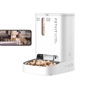 petkit | feeder with camera | p591 yumshare dual hopper | capacity 2+3 l | white