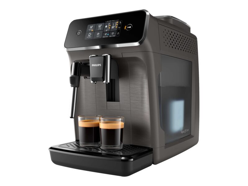 Philips | Espresso Coffee Maker | EP2224/10 | Pump pressure 15 bar | Built-in milk frother | Fully automatic | Kashmir Gray