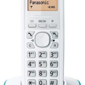 Panasonic | Cordless phone | KX-TG1611FXC | Built-in display | Caller ID | White | Conference call | Wireless connection