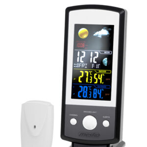 Mesko | MS 1177 | Black | Colorful Digital Display | Weather station