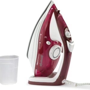 Gorenje | Steam Iron | SIH3000RBC | Steam Iron | 3000 W | Water tank capacity 350 ml | Continuous steam 40 g/min | Steam boost performance 105 g/min | Red/White