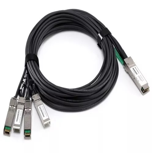Dell Networking 40GbE (QSFP+) to 4x10GbE SFP+ Passive Copper Breakout Cable, 0.5M, Customer Kit | Dell