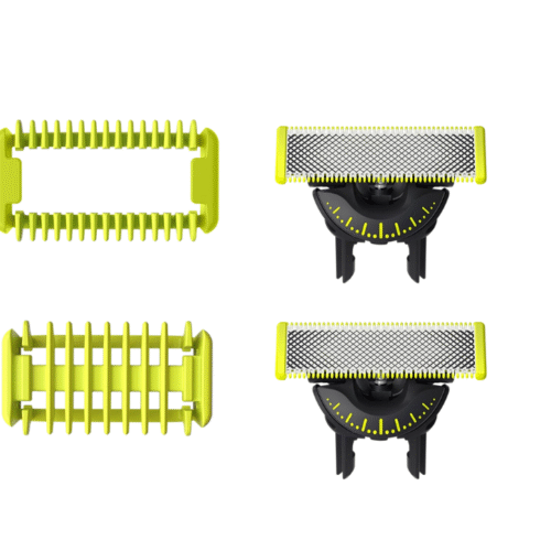 philips | oneblade 360 replacement blades, 2pcs and body kit | qp624/50