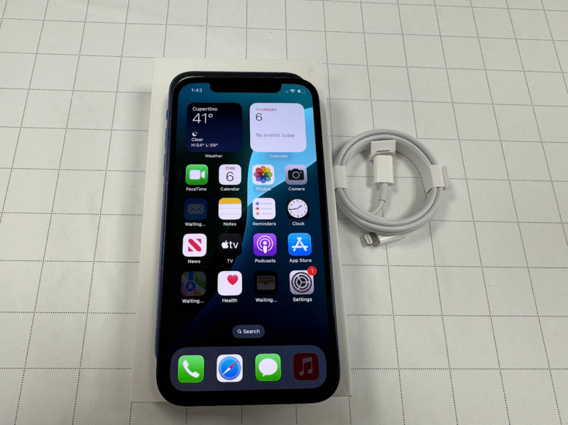 apple refurbished grade c | iphone 12 | blue | 6.1 " | super retina xdr oled | 2532 x 1170 pixels | internal ram 4 gb | 64 gb | dual sim | 4g | 5g | main camera resolution 12+12 mp | secondary camera resolution 12 mp | ios | 18 | 2815 mah