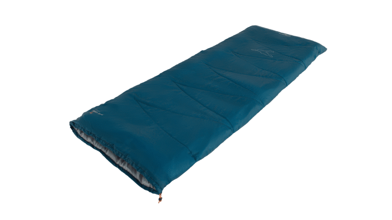easy camp starling square blue 10°c | sleeping bag | one way, l shaped