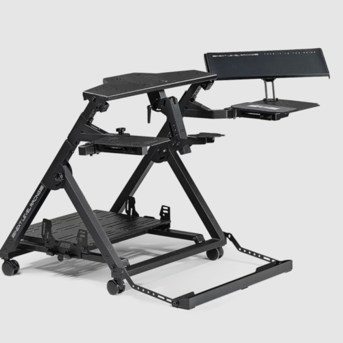 next level racing | floor stand | flight stand pro | black