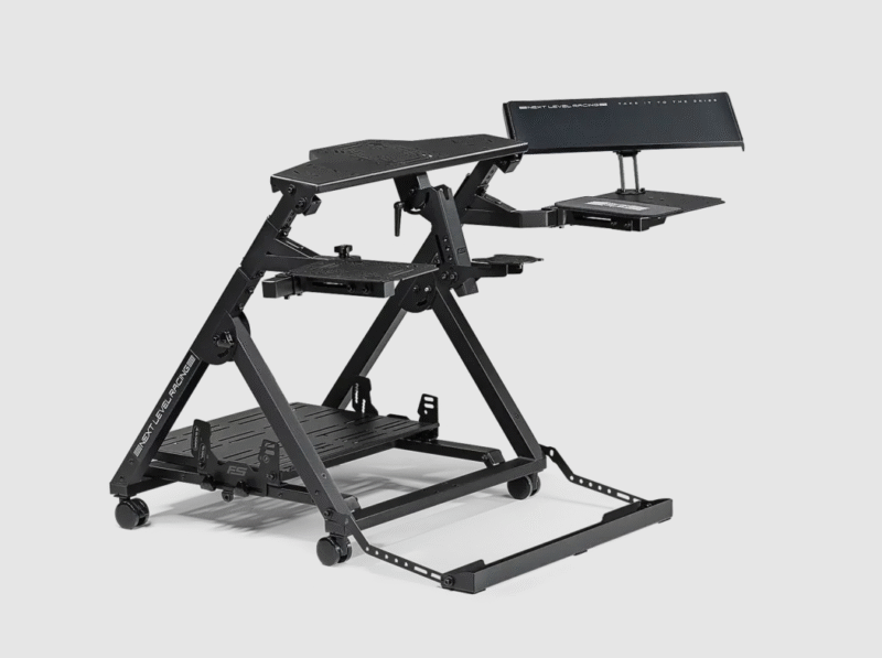 next level racing | floor stand | flight stand pro | black