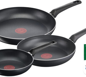 TEFAL | Simple Cook Set of 3 | B5569153 | Frying | Diameter 20 / 24 / 28 cm | Not suitable for induction hob | Fixed handle