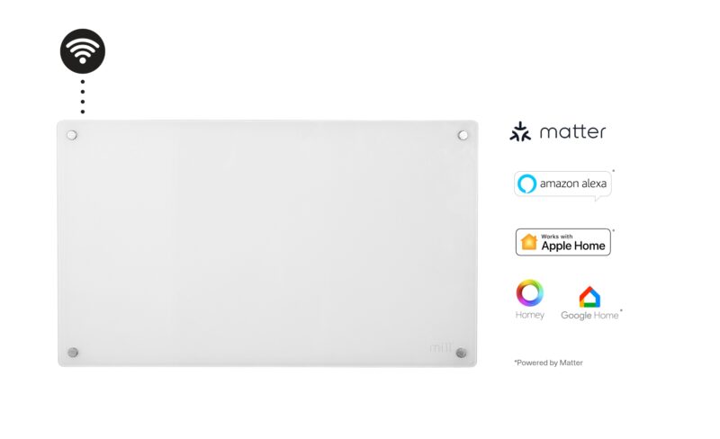 Mill | Heater | GL600WIFI3 GEN3 | Panel Heater | 600 W | Suitable for rooms up to 8-11 m² | White