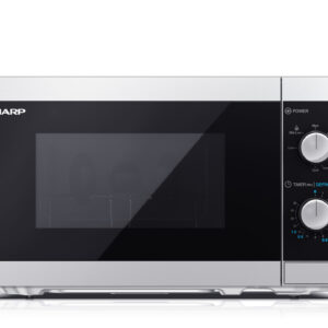 Sharp | Microwave Oven with Grill | YC-MG01E-S | Free standing | 800 W | Grill | Silver