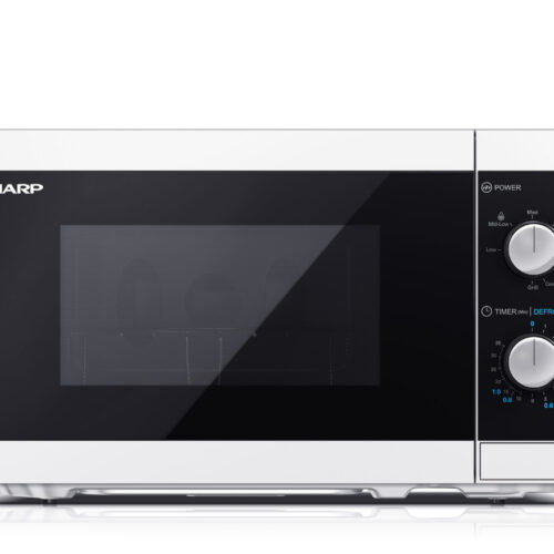 Sharp | Microwave Oven with Grill | YC-MG01E-W | Free standing | 800 W | Grill | White
