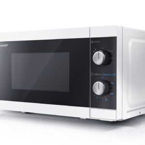 Sharp | Microwave Oven | YC-MS01E-W | Free standing | 800 W | White