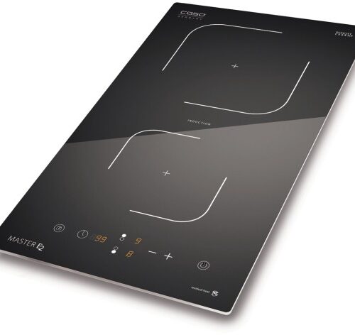 Caso | Hob | Master E2 | Induction | Number of burners/cooking zones 2 | Touch | Timer | Black