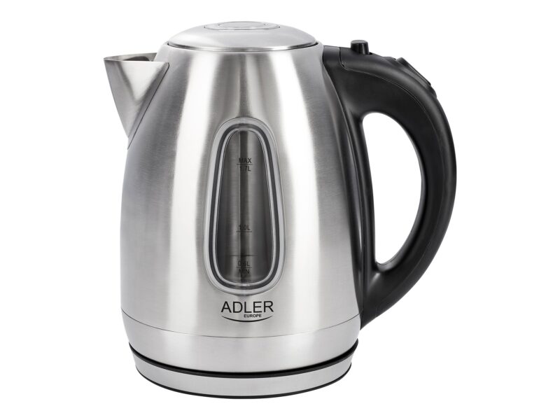 Adler | Kettle | AD 1223 | Standard | 2200 W | 1.7 L | Stainless steel | 360° rotational base | Stainless steel