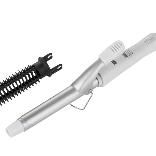 Hair Curling Iron | Adler | AD 2105 | Warranty 24 month(s) | Ceramic heating system | Barrel diameter 19 mm | Number of heating levels 1 | 25 W | White