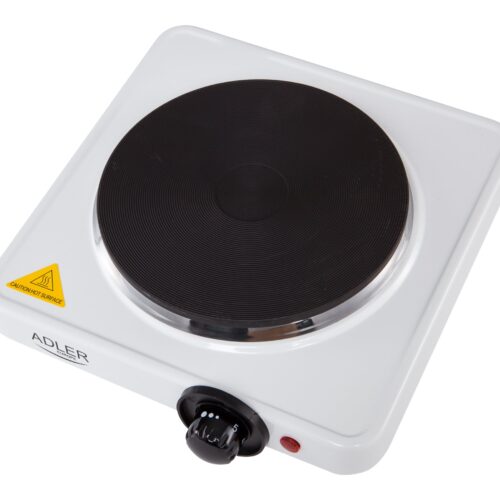 Adler | Free standing table hob | AD 6503 | Number of burners/cooking zones 1 | Electric stove | 1500 W | White | Electric