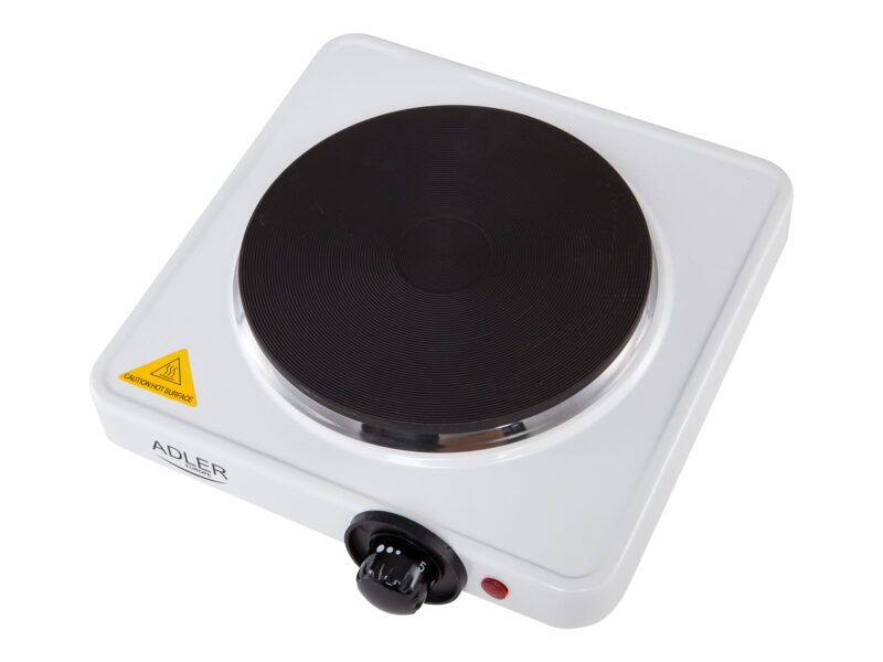 Adler | Free standing table hob | AD 6503 | Number of burners/cooking zones 1 | Electric stove | 1500 W | White | Electric