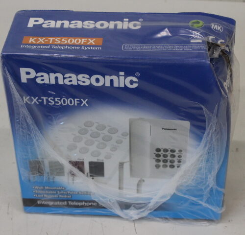 SALE OUT. Panasonic KX-TS500FXW Corded phone, White - DAMAGED PACKAGING | Panasonic | Corded | KX-TS500FX | White | 150 x 200 x 96 mm | 475 g | DAMAGED PACKAGING