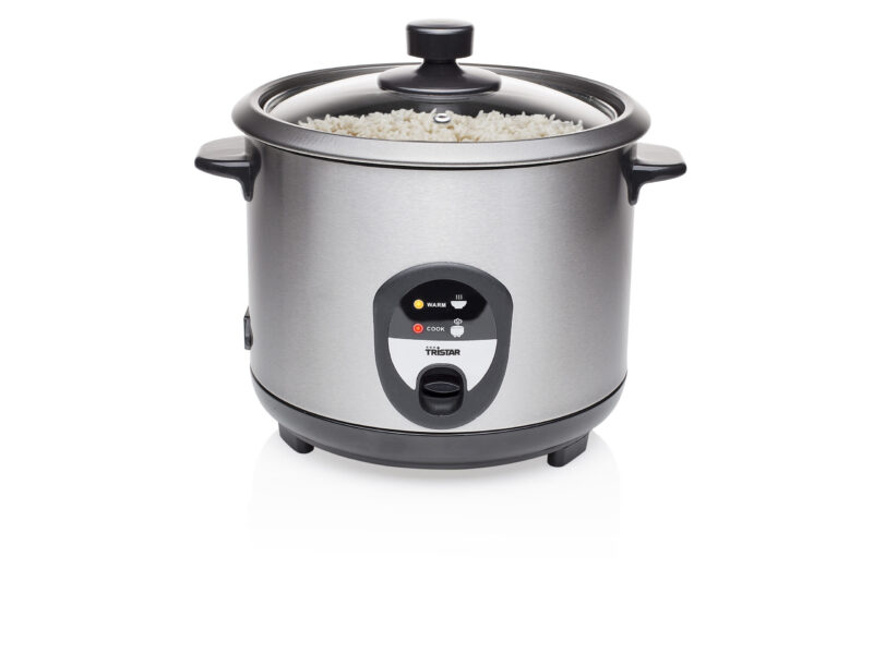 Tristar | RK-6127 | Rice cooker | 500 W | Black/Stainless steel