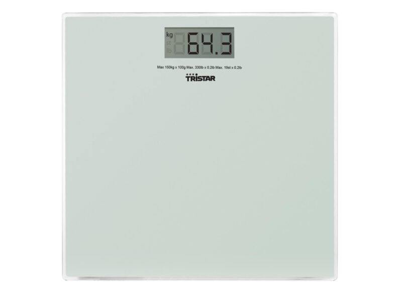 Tristar | Bathroom scale | WG-2419 | Maximum weight (capacity) 150 kg | Accuracy 100 g | White
