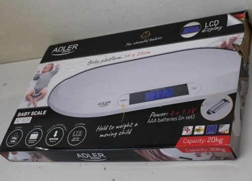 SALE OUT. Adler AD 8139 Child Scale | Adler | Adler AD 8139 | Maximum weight (capacity) 20 kg | Accuracy 10 g | White | DAMAGED PACKAGING