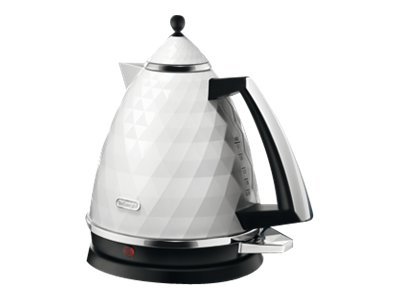 Delonghi | Kettle | KBJ2001W | Standard | 2000 W | 1.7 L | Plastic | 360° rotational base | White