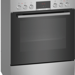 Bosch | Cooker | HKR39A250U | Hob type Vitroceramic | Oven type Electric | Stainless steel | Width 60 cm | Electronic ignition | Grilling | LED | Depth 60 cm | 66 L